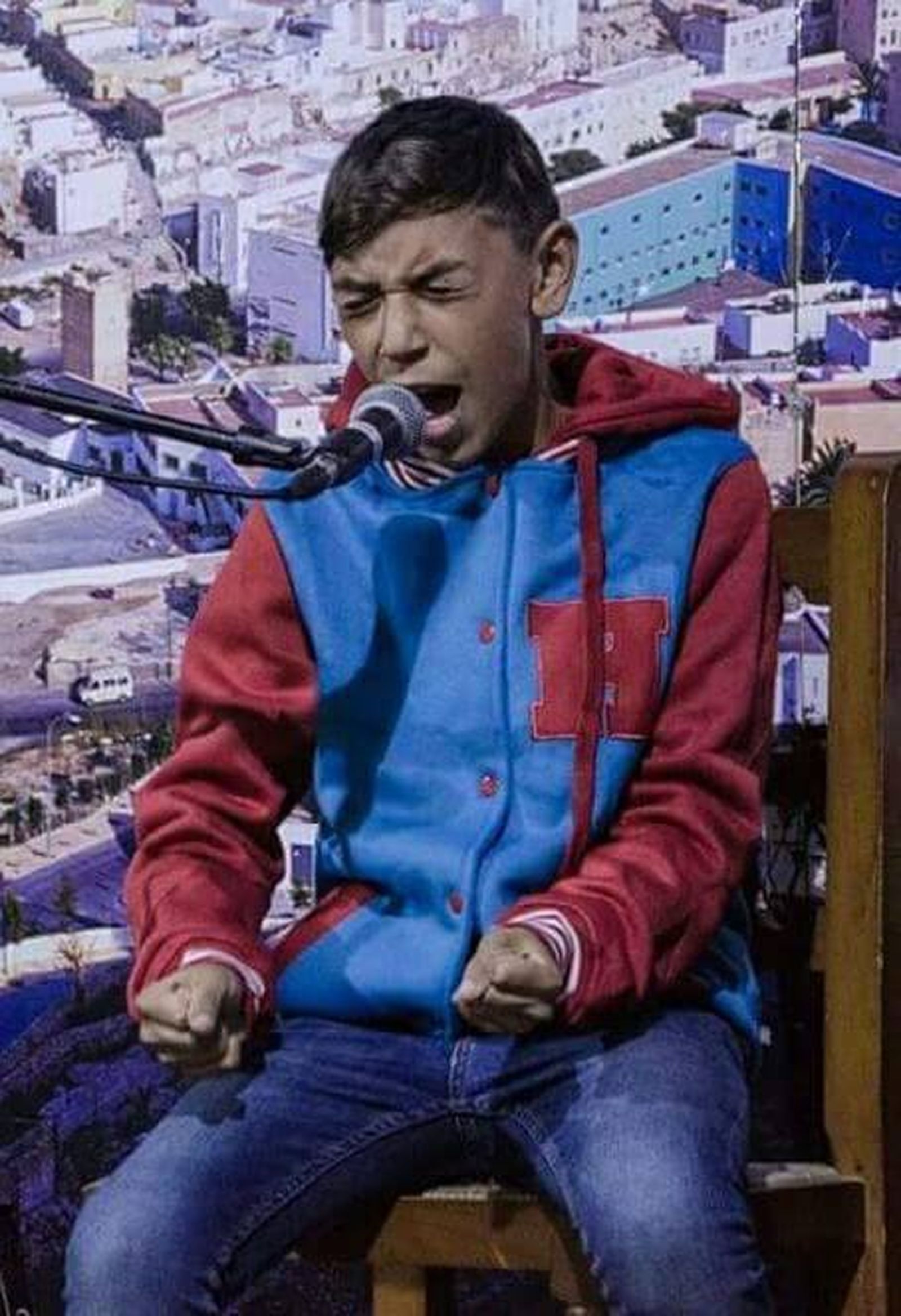 Weryu, durante una actuación