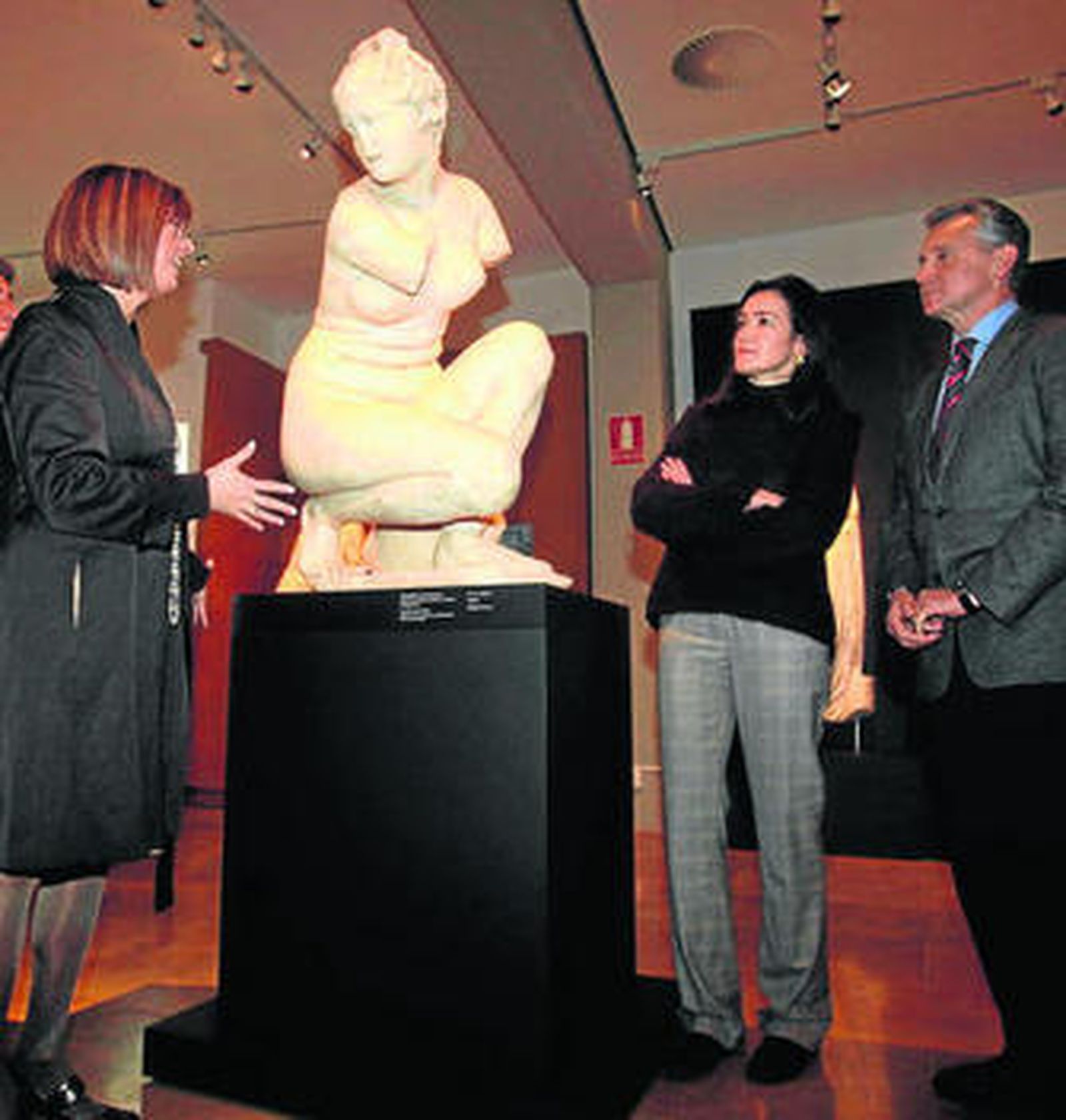 Una maqueta del templo romano de la calle Claudio Marcelo, uno de los contenidos que se puede ver en este museo.