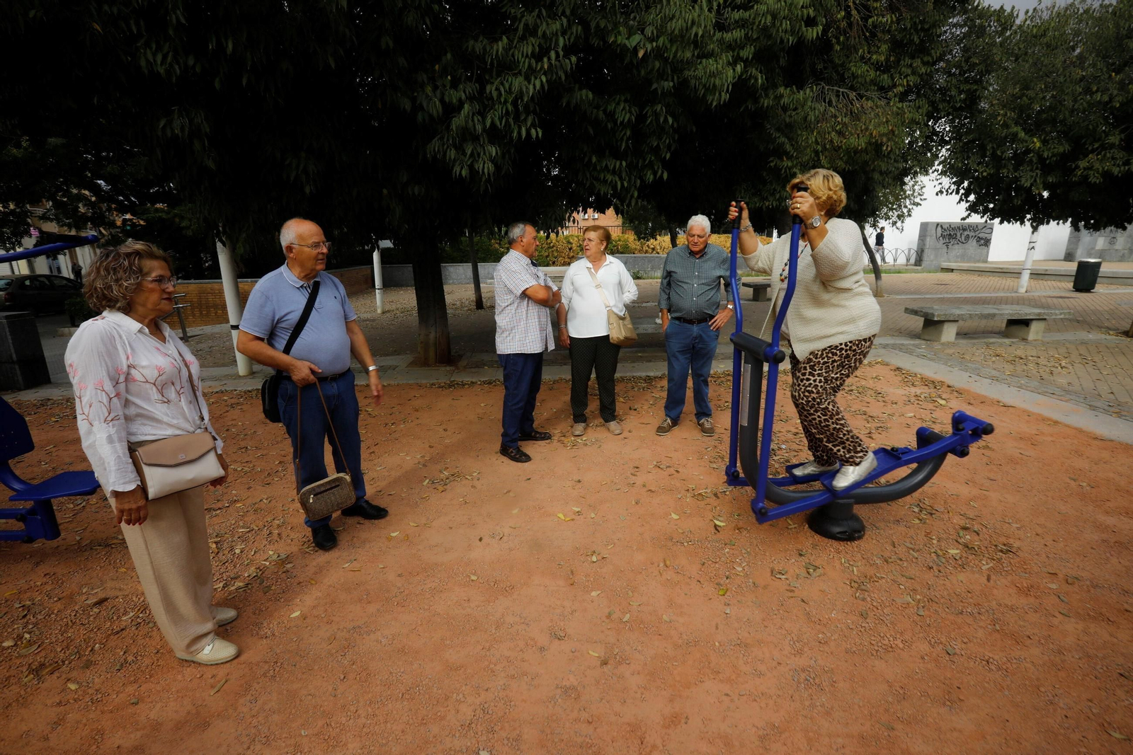 La inauguración del parque biosaludable de Levante, en imágenes