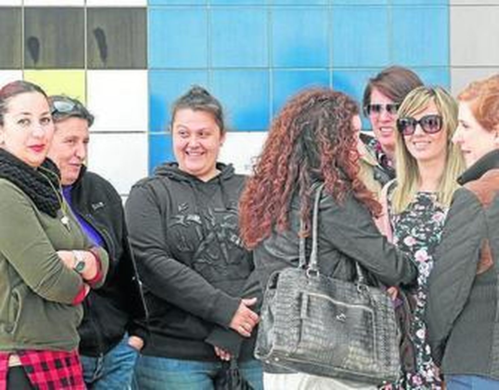 Integrantes de Mujeres Estibadoras en su última concentración.