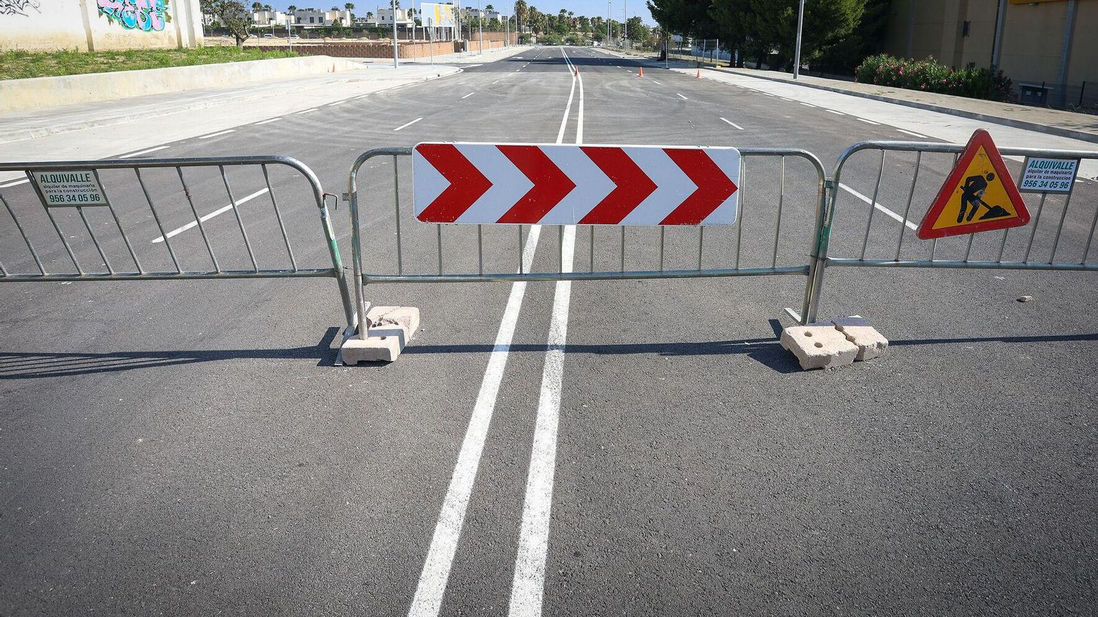 Ya están a punto de finalizar las obras de desdoble de un tramo de la Carretera de Lebrija.