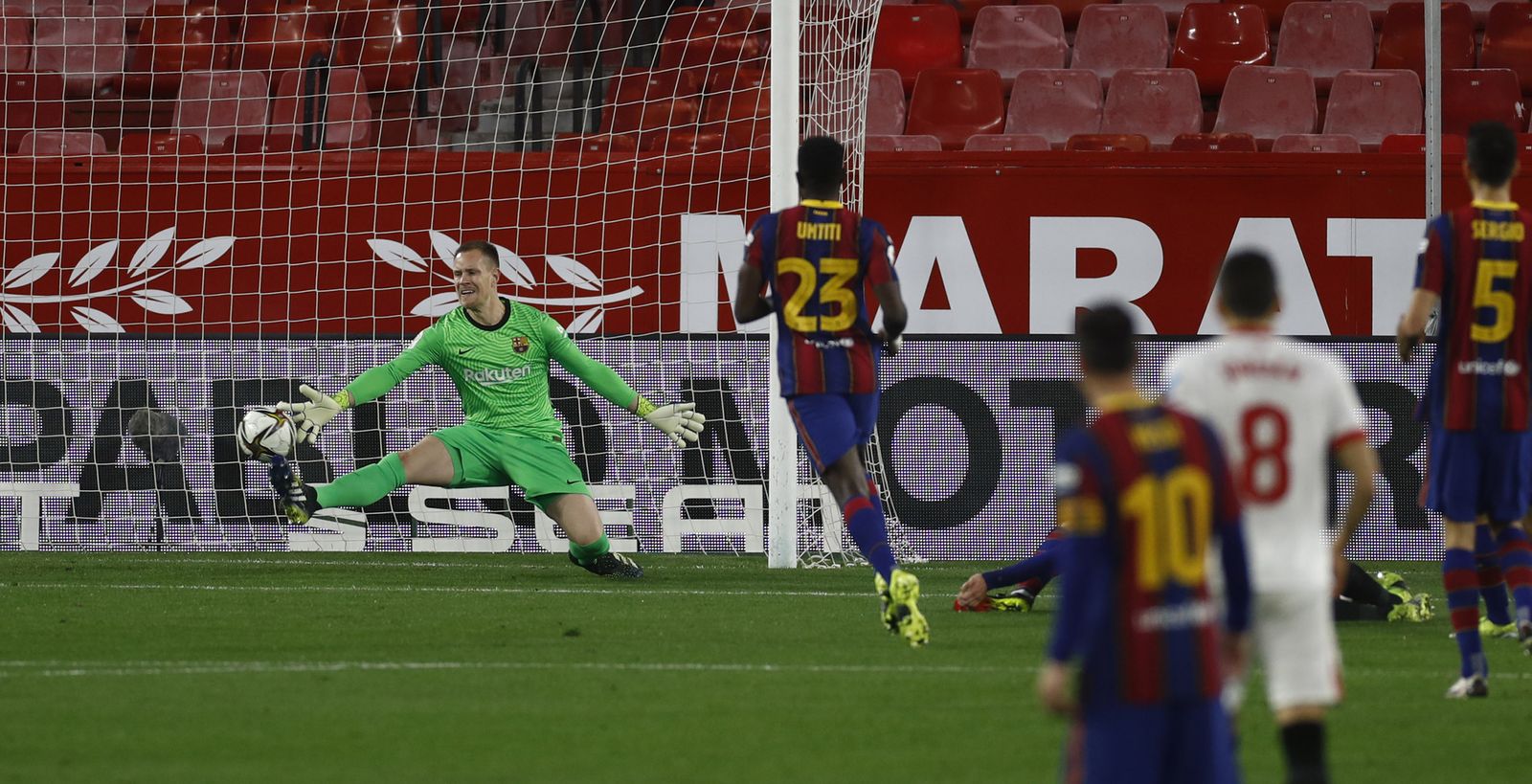 El Sevilla-Barcelona de Copa del Rey, en imágenes