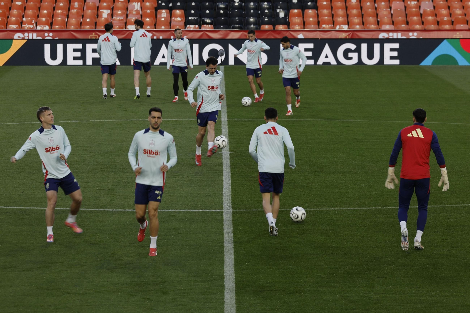 Las fotos de la selección española en Valencia