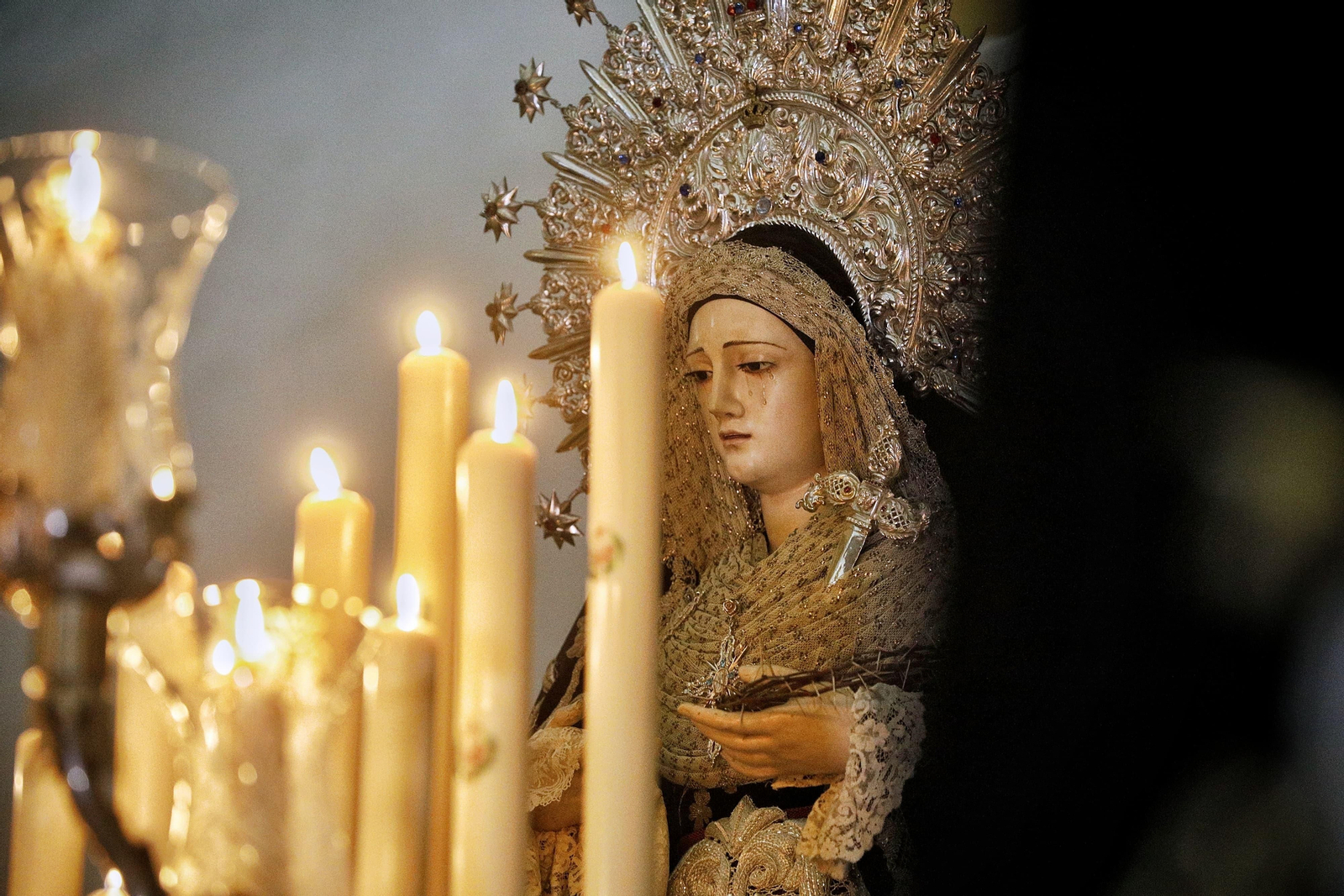 Las imágenes de la Soledad en la Semana Santa de San Fernando 2024