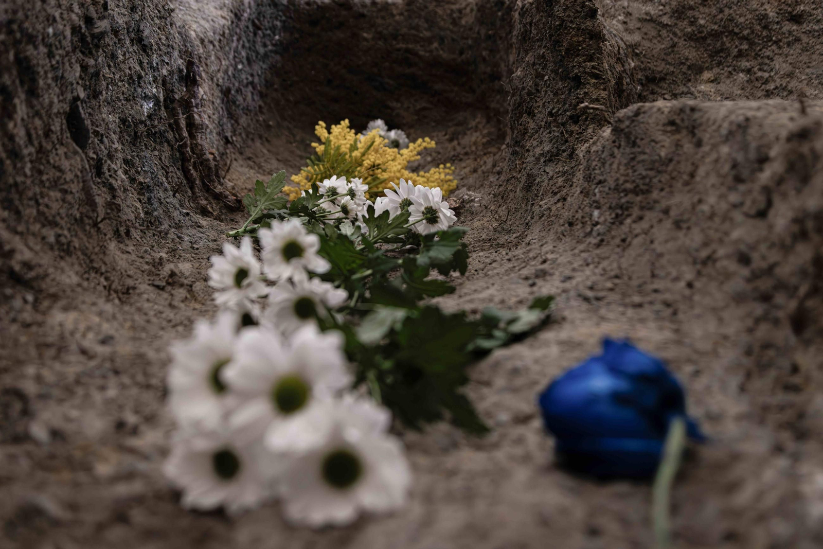 Imagen de archivo de algunos de los restos encontrados en las fosas comunes localizadas en Víznar