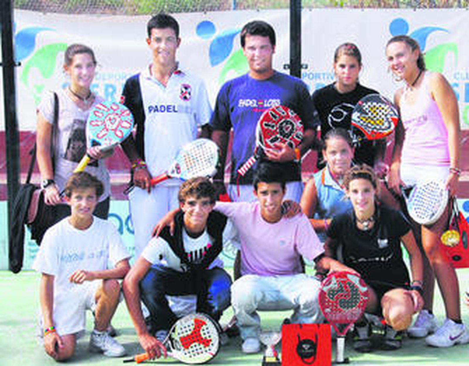 Parte de la representación gaditana desplazada a la prueba del Andaluz de Menores en Córdoba.