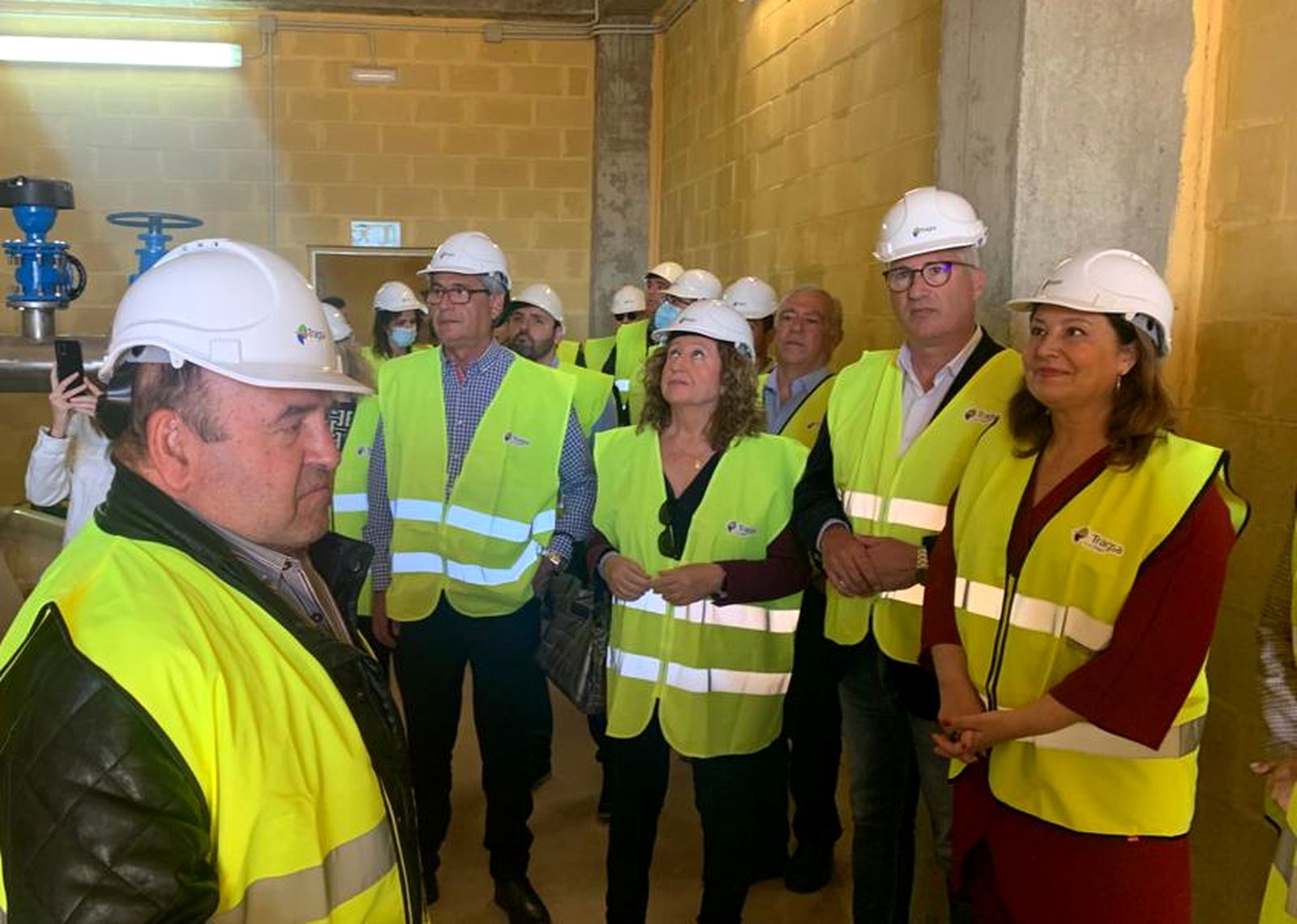 Visita a las obras del proyecto de abastecimiento del Bajo Andarax.