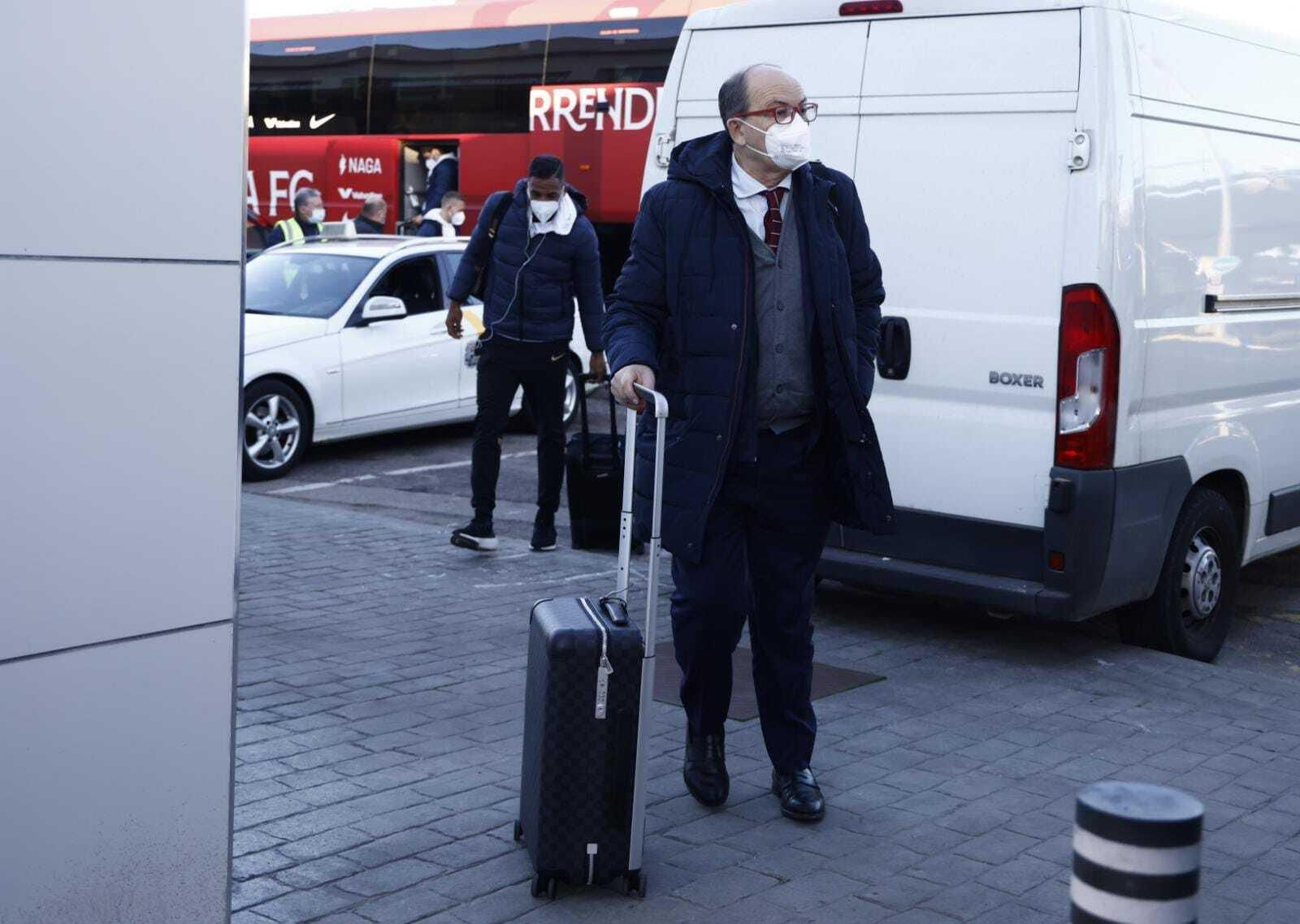 José Castro, en el aeropuerto de San Pablo.