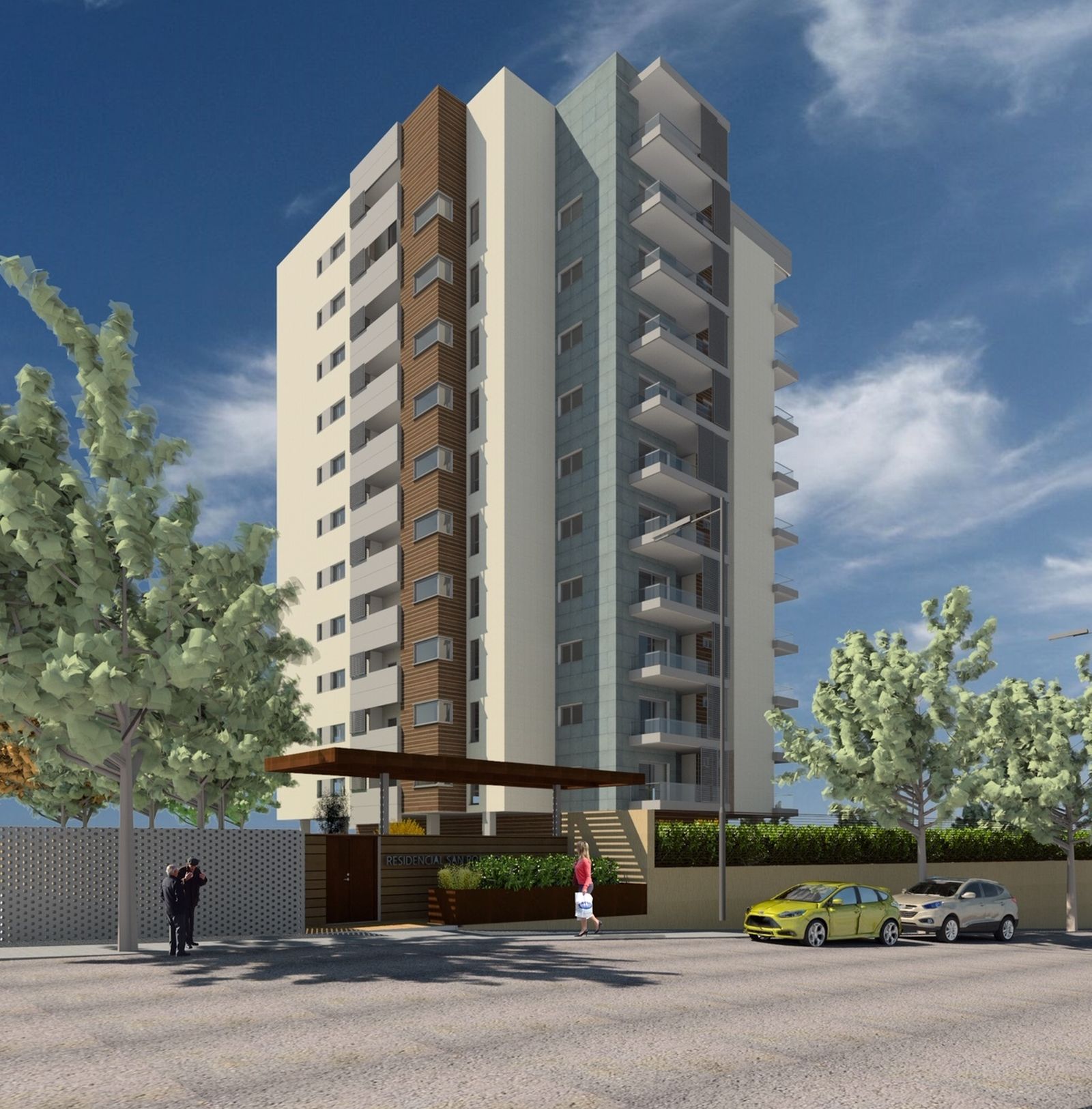 Diseño de la torre singular de La Molineta, en el sector Arcos de la Rambla