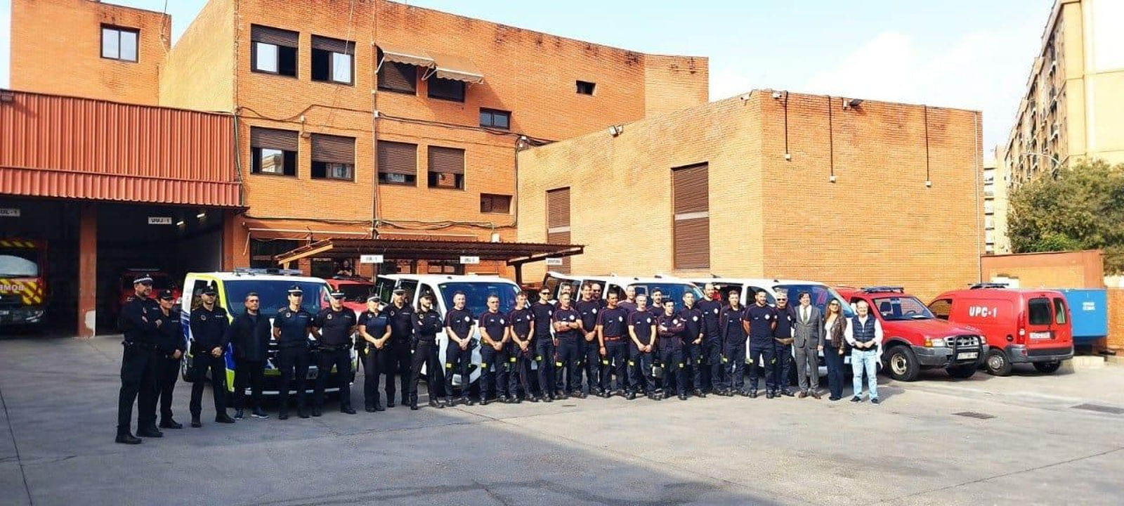 Efectivos de Seguridad del Ayuntamiento de Córdoba que viajan a Valencia Efectivos de Seguridad del Ayuntamiento de Córdoba que viajan a Valencia