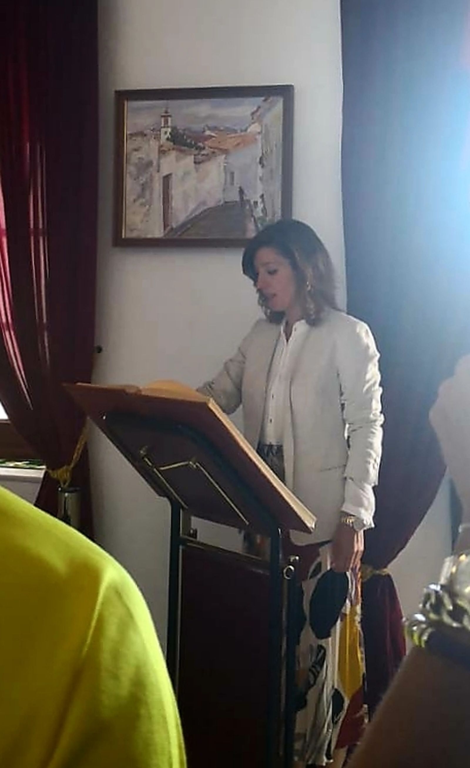 La nueva alcaldesa de Benaocaz, Ana Belén García (PP)