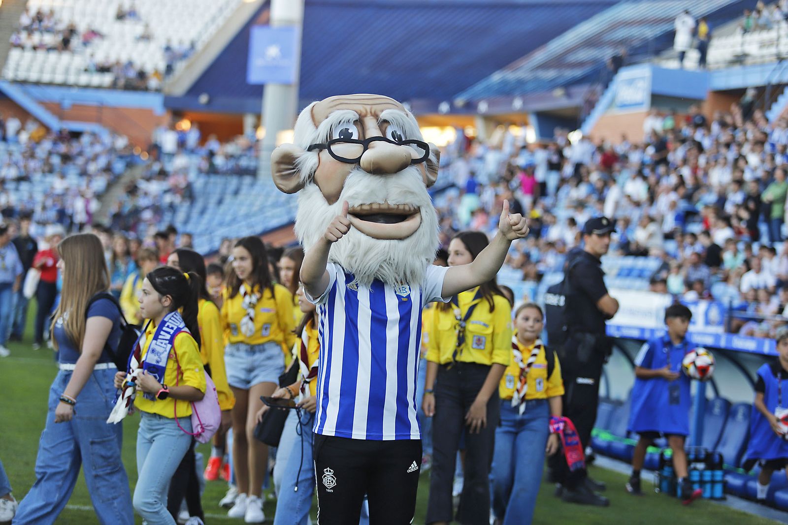 Imágenes del ambiente en el encuentro entre el Recreativo de Huelva y el CD Castellón