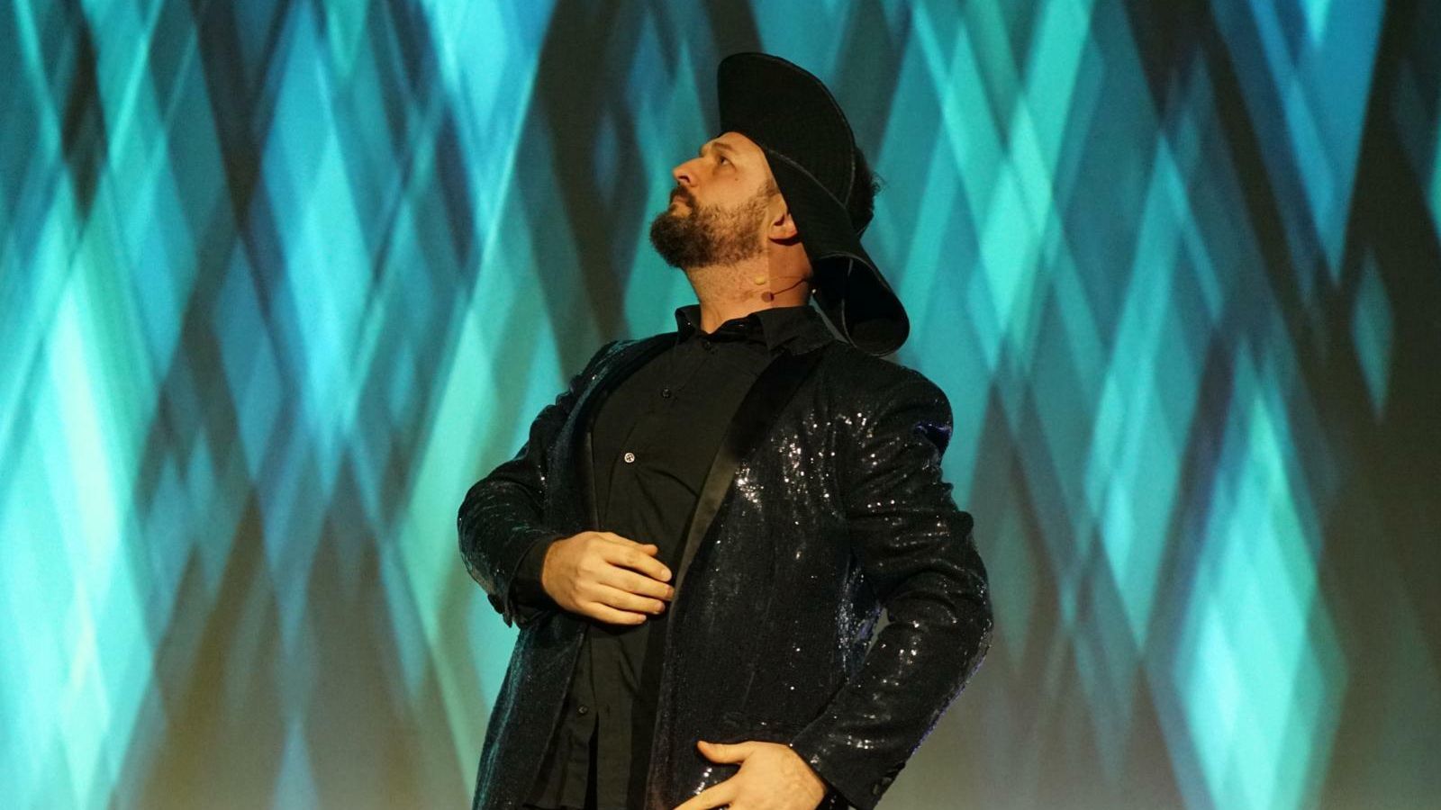 El mago Alexis Melgar.