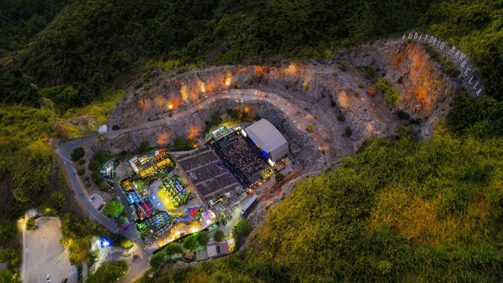 El escenario del Starlite Festival