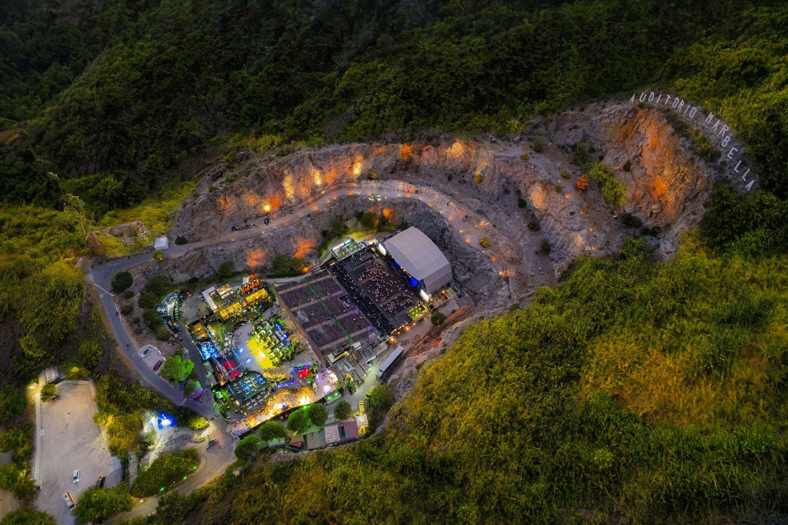 El escenario del Starlite Festival.