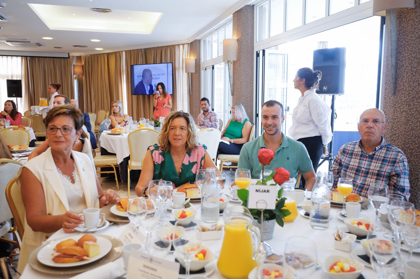 Imágenes del desayuno coloquio de Diario de Almería, con Jesús Barranco, CEO de La Unión