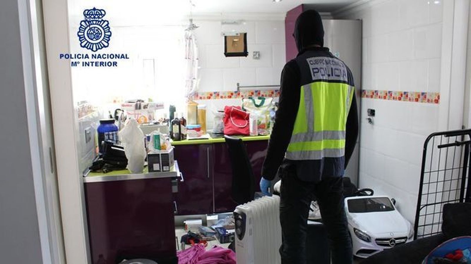 Un registro domiciliario en Sevilla