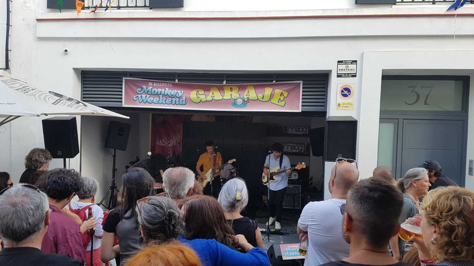 El Garaje Joven, uno de los escenarios emblemáticos de Alhambra Monkey Weekend.