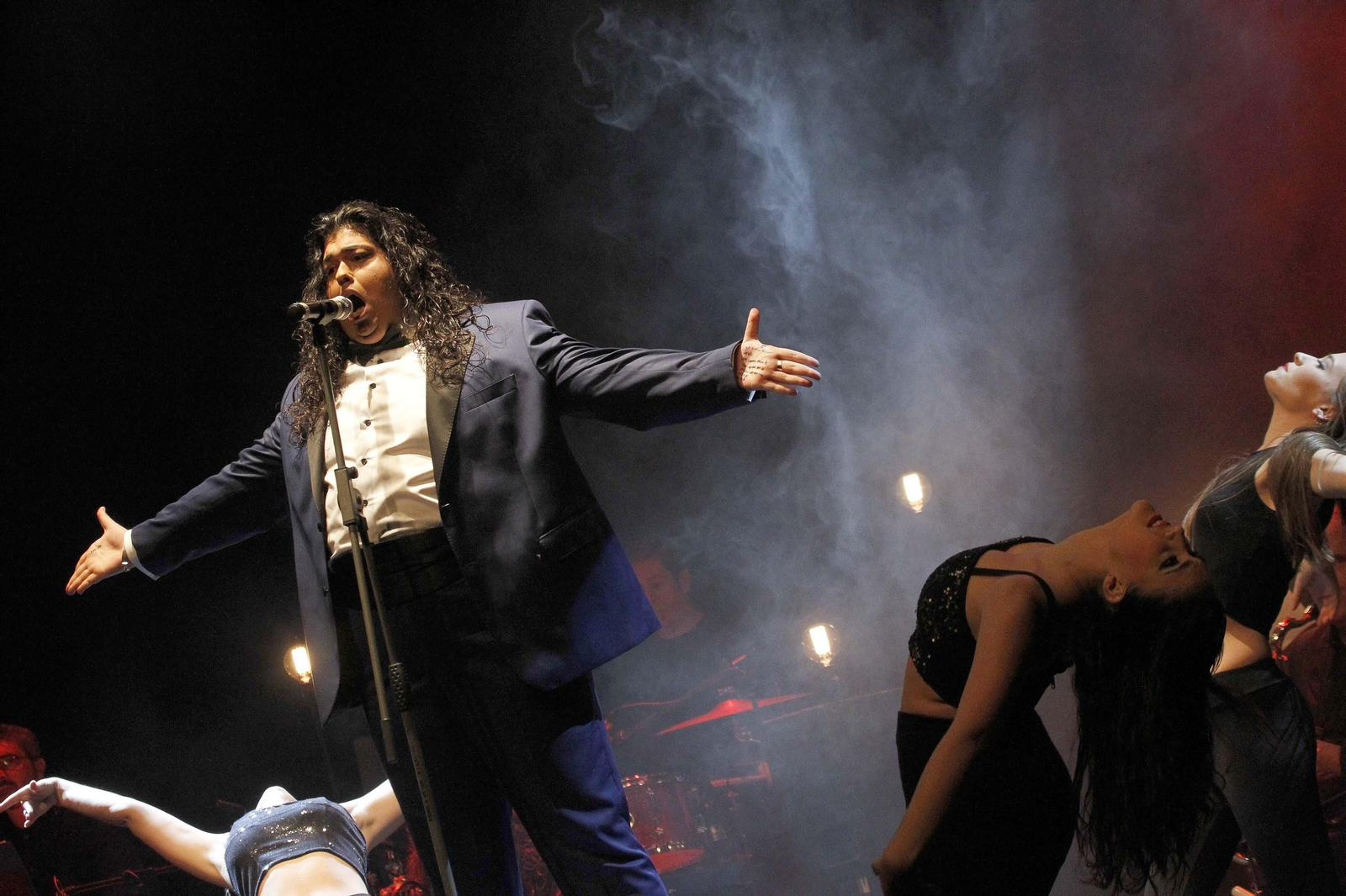 Jonathan Santiago, en su último concierto en La Línea.