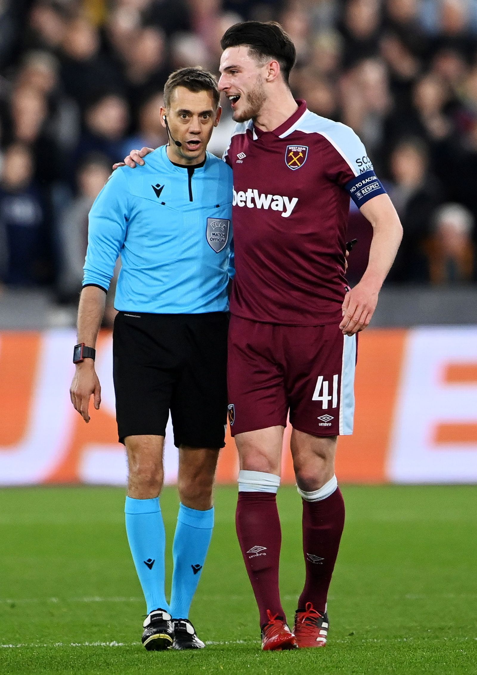 Las imágenes del West Ham - Sevilla