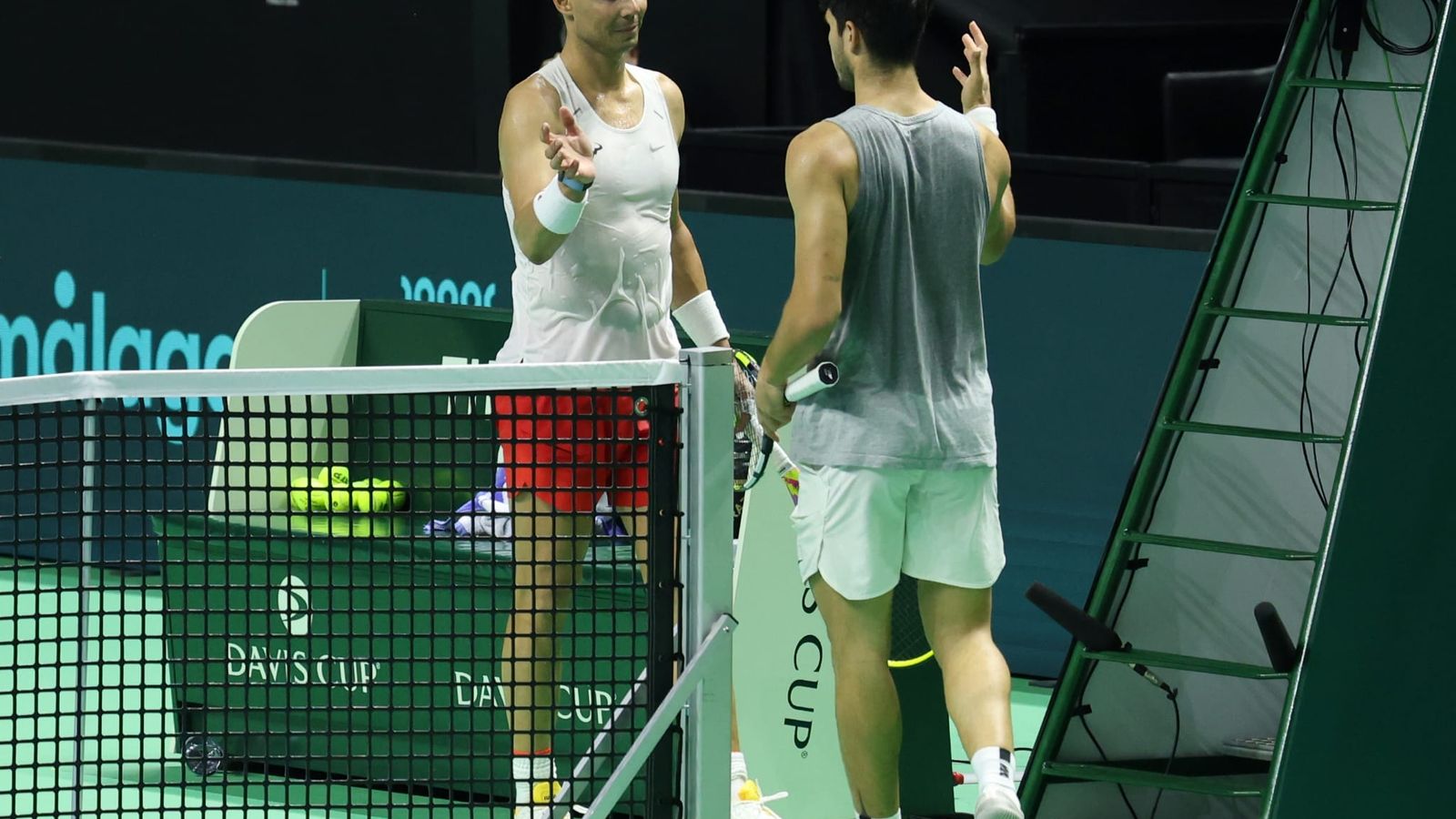 Rafa Nadal-Carlos Alcaraz, ocho juegos a tope con empate antes de la Copa Davis