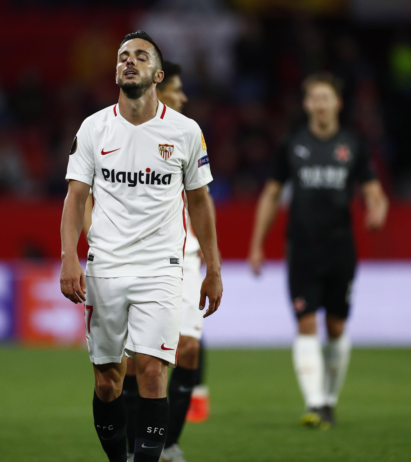 Las imágenes del Sevilla FC - Slavia de Praga