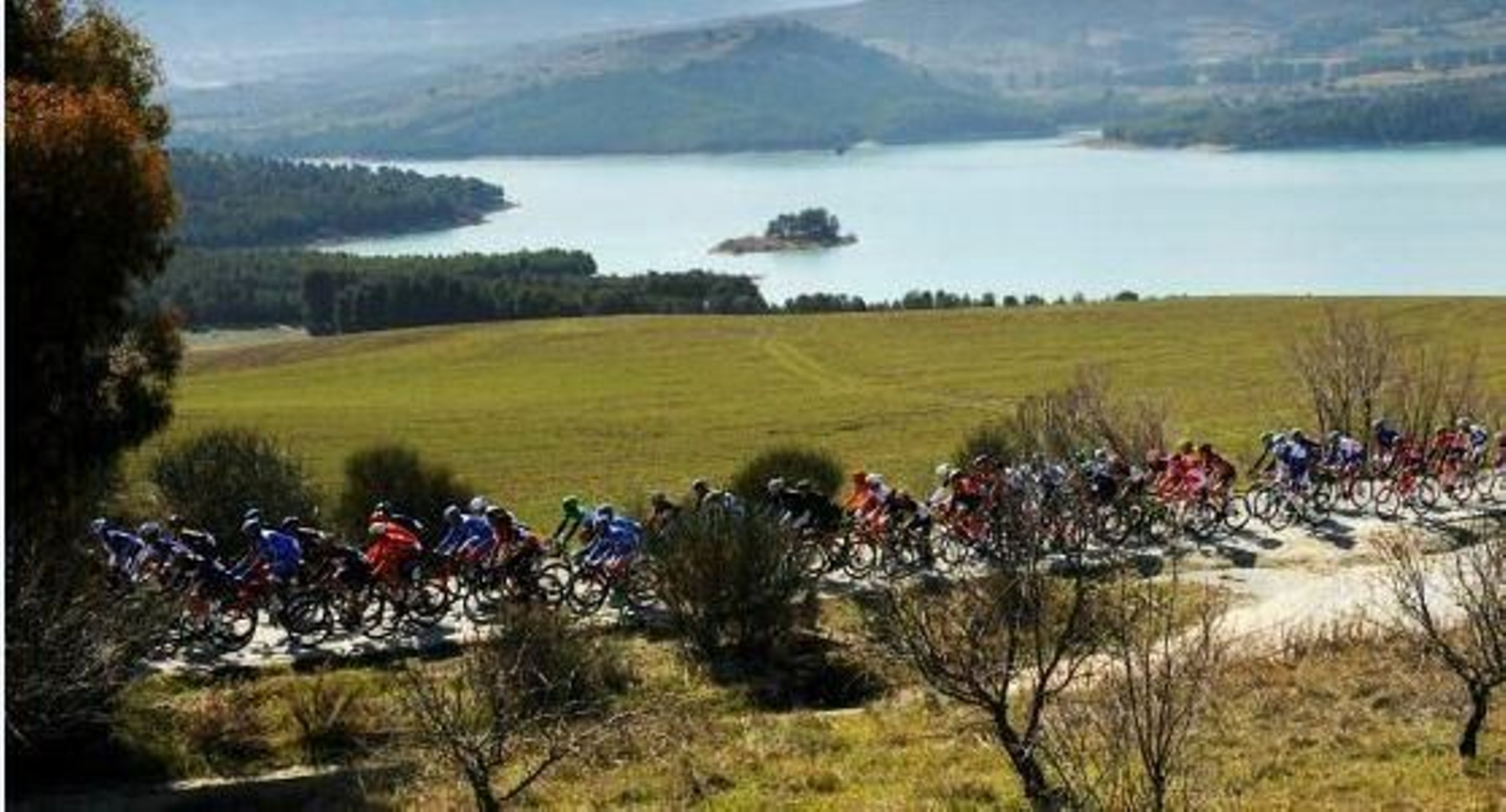 El pelotón de la Ruta del Sol, en una edición anterior