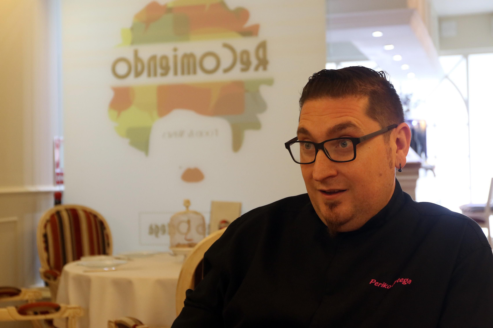 Periko Ortega, durante una entrevista con 'el Día'.