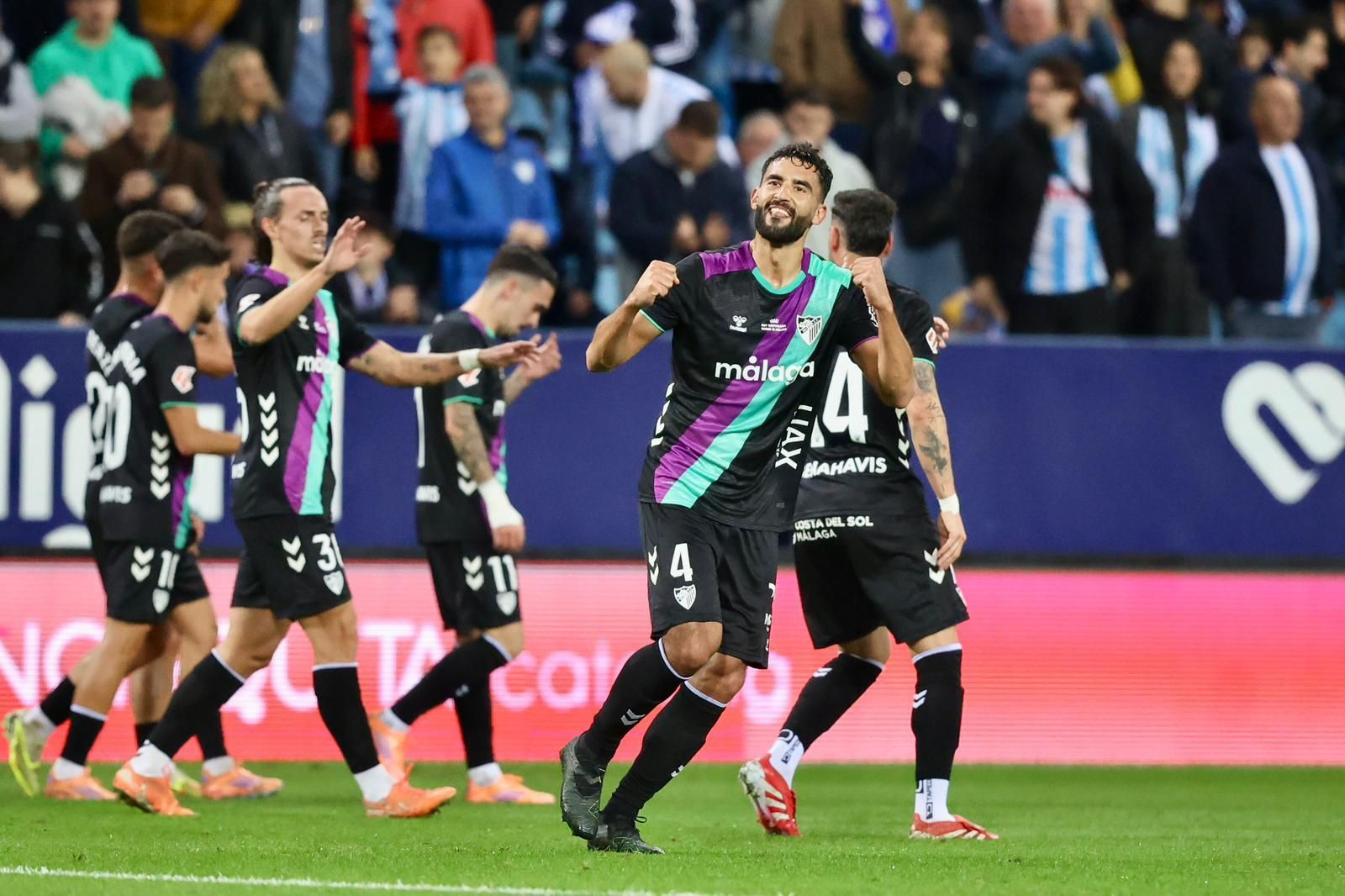 El Málaga CF-Real Zaragoza, en fotos