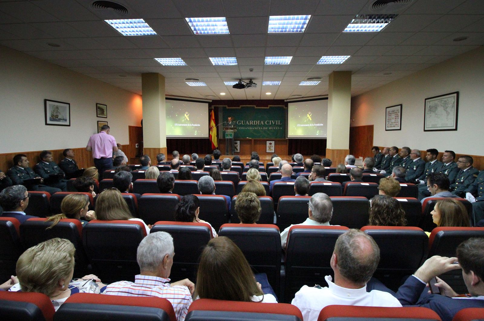 Imágenes del acto de celebración del 173 aniversario de la fundación de la Guardia Civil.