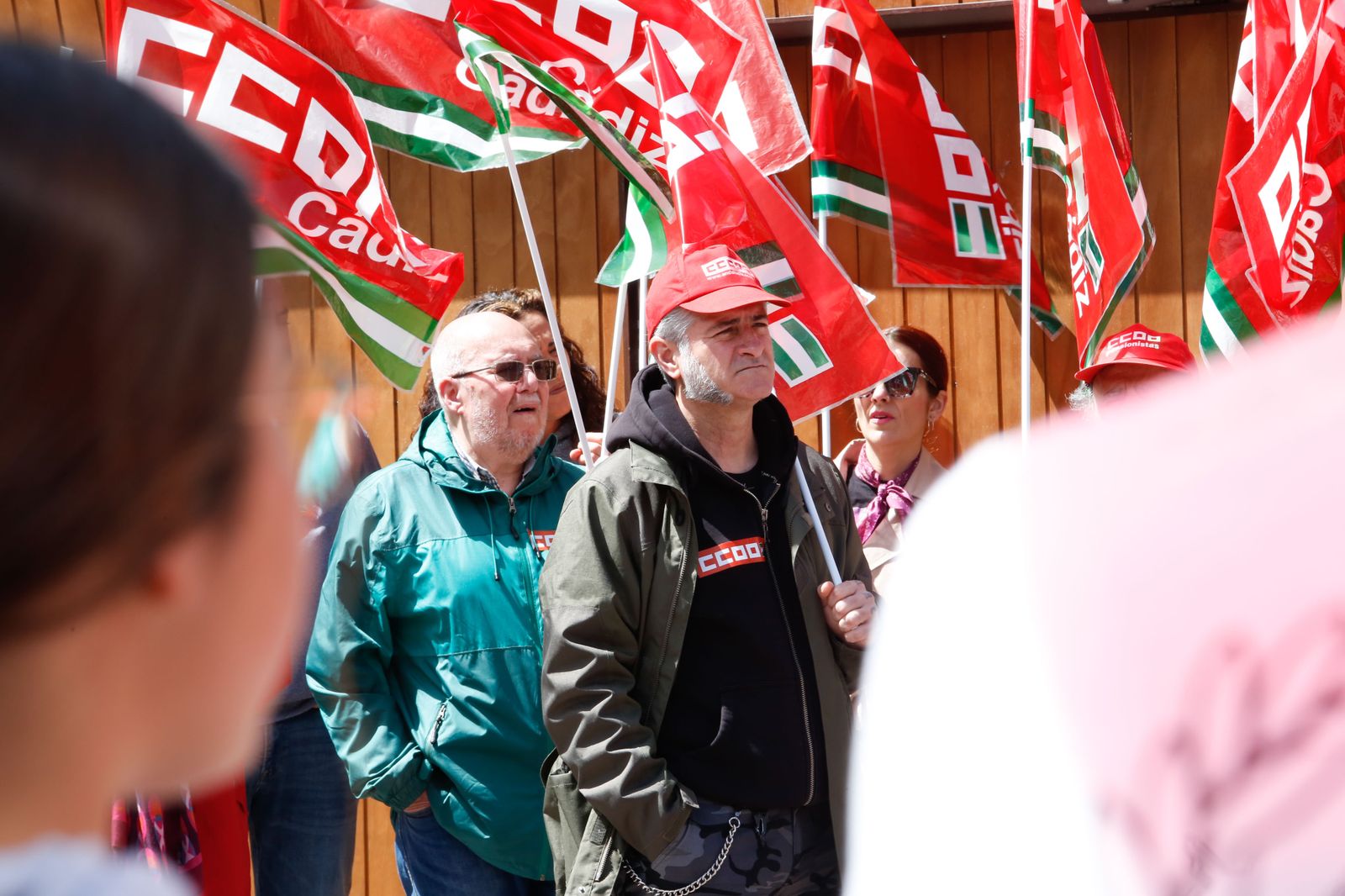 Fotos de la manifestación del Primero de Mayo en Algeciras
