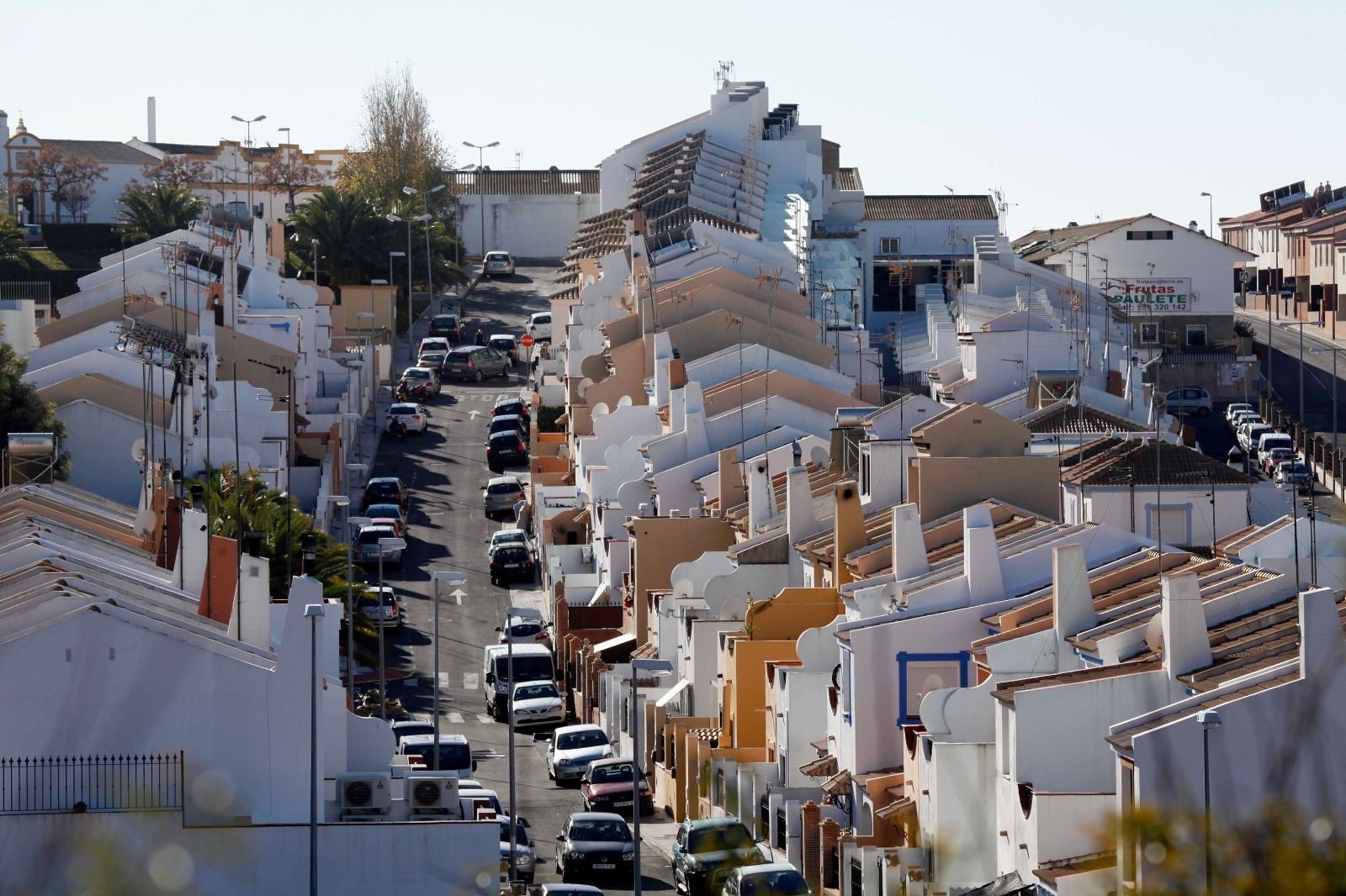 Vista general de algunas calles de Ayamonte.