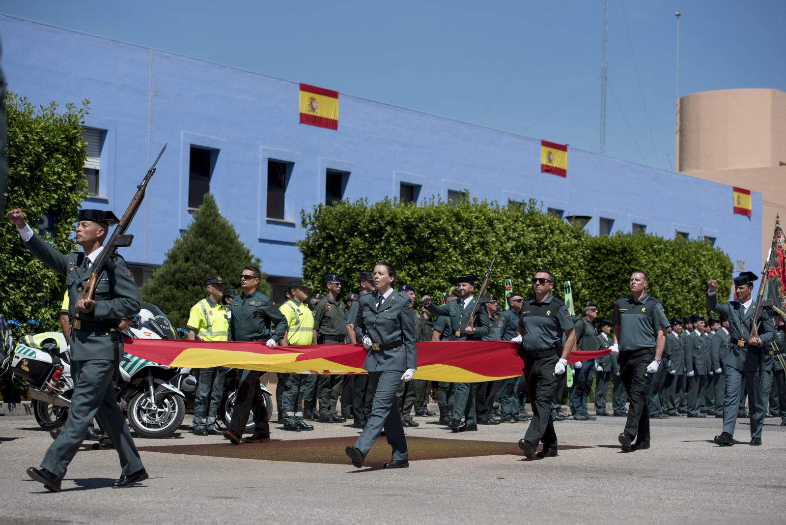 Acto de celebración del 175 aniversario de la Guardia Civil en Granada