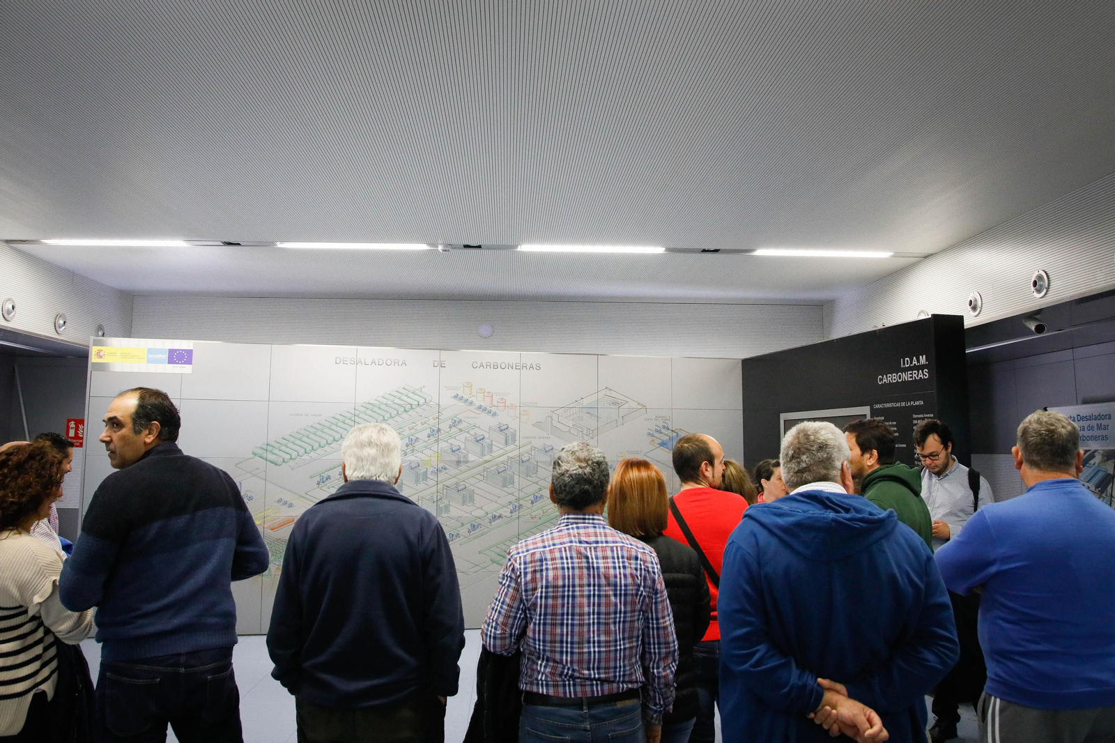 CUCN visita la desaladora de Carboneras y las balsas de Níjar