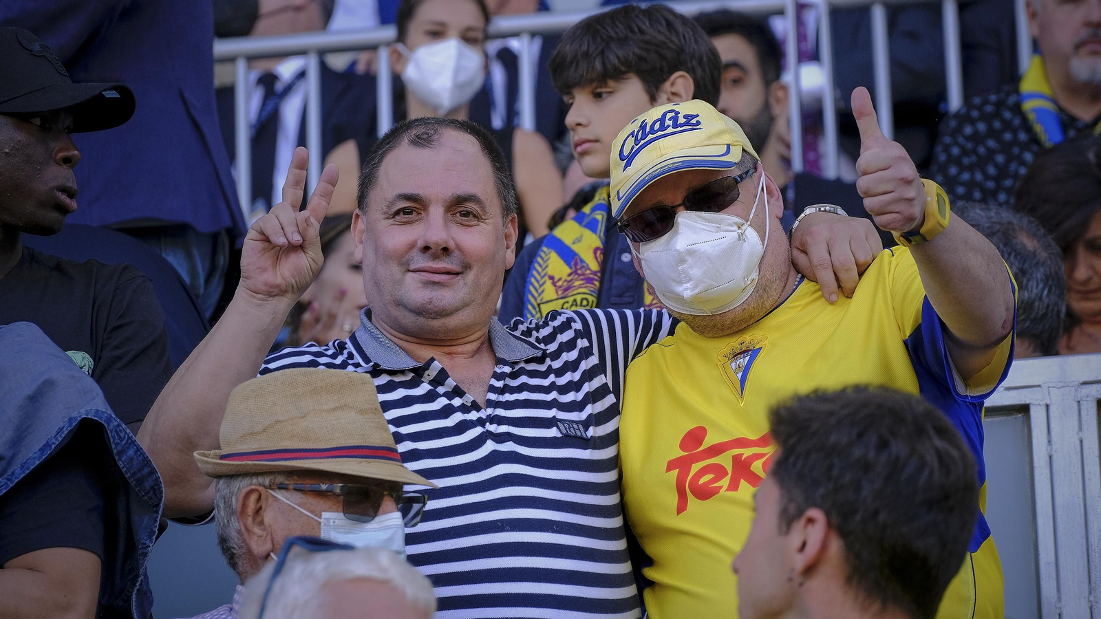 Ambiente  cadista durante el Cádiz CF - Real Madrid