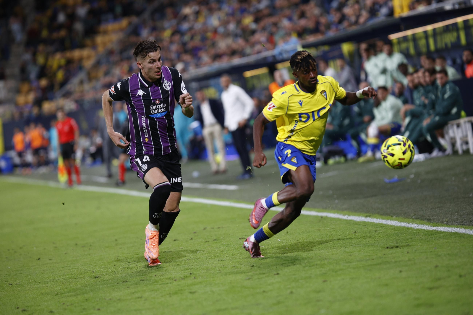 Las imágenes del Cádiz CF- Valladolid