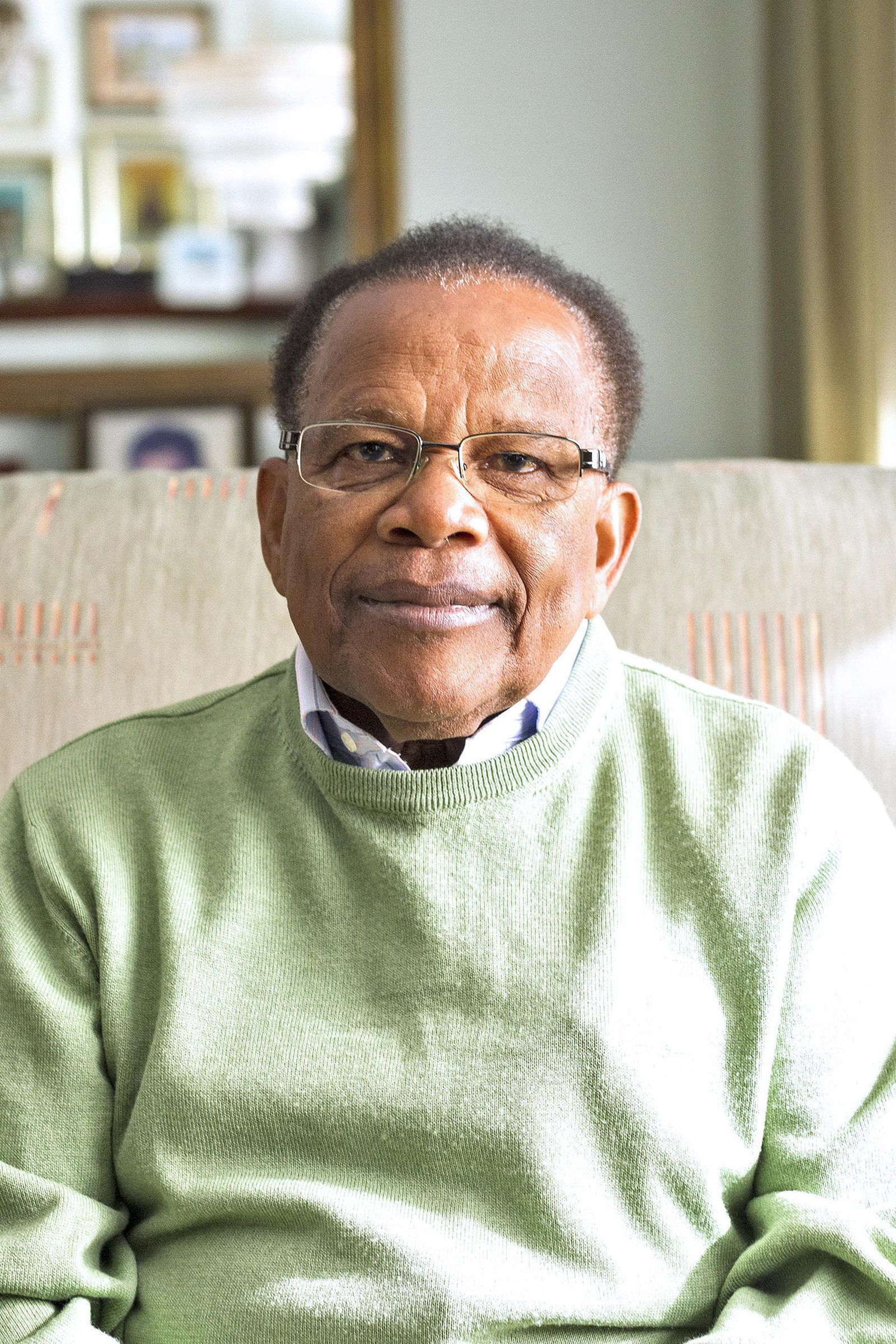 Fernando de Souza en su domicilio de la calle Huerta del Obispo.