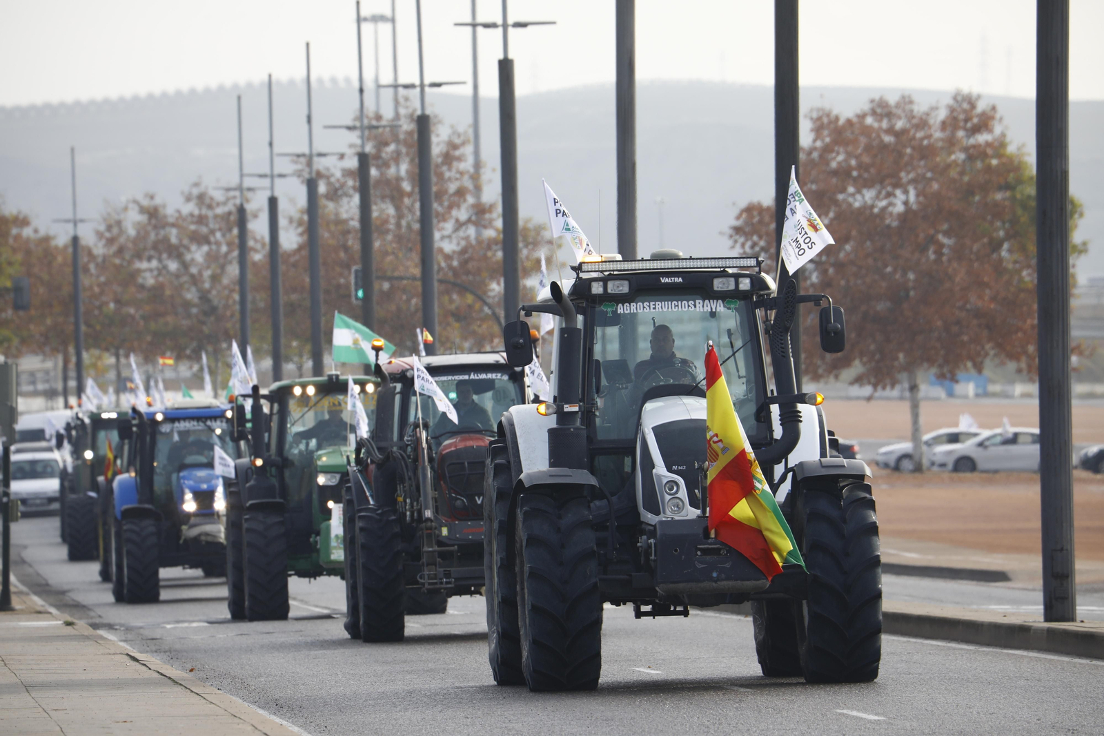 La marcha de protesta del sector agrícola en Córdoba, en imágenes