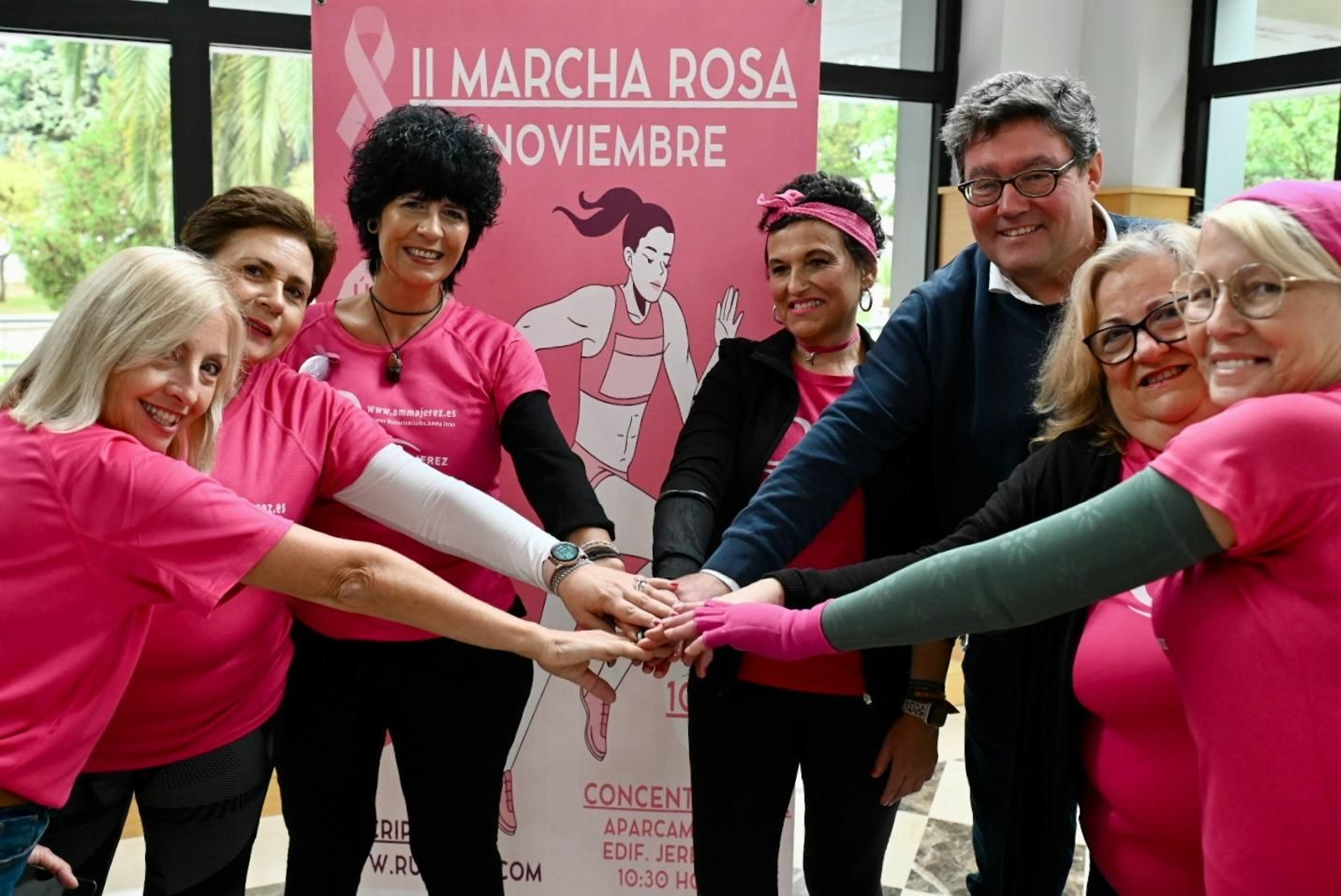 Presentación de la Marcha Rosa de Jerez.