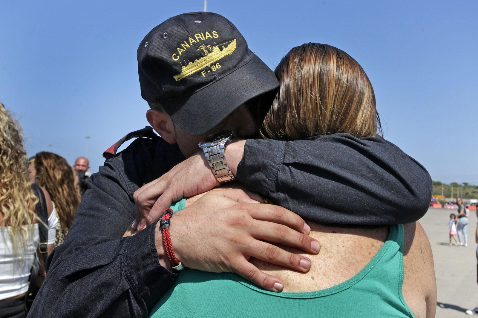 Despedida de la Fragata Canarias en la Base Naval de Rota