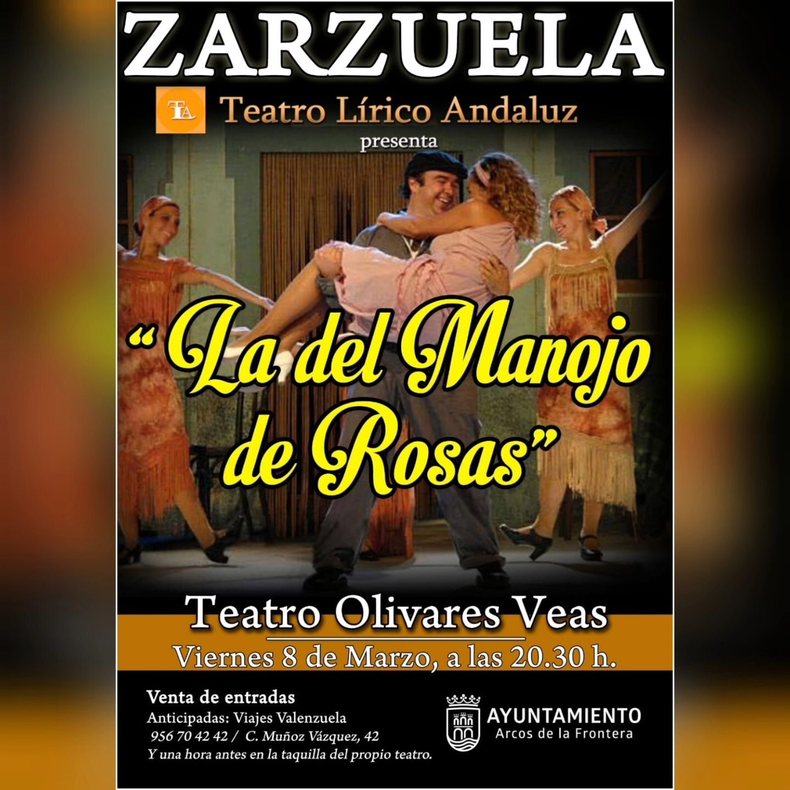 Cartel de 'La del Manojo de Rosas'.