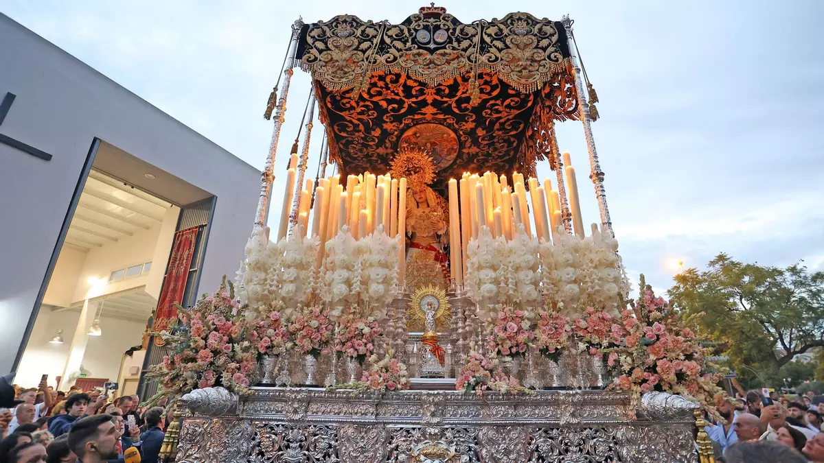 María Santísima del Amparo de la Hermandad de la Sed Realizará un Rosario Vespertino este Sábado en Jerez