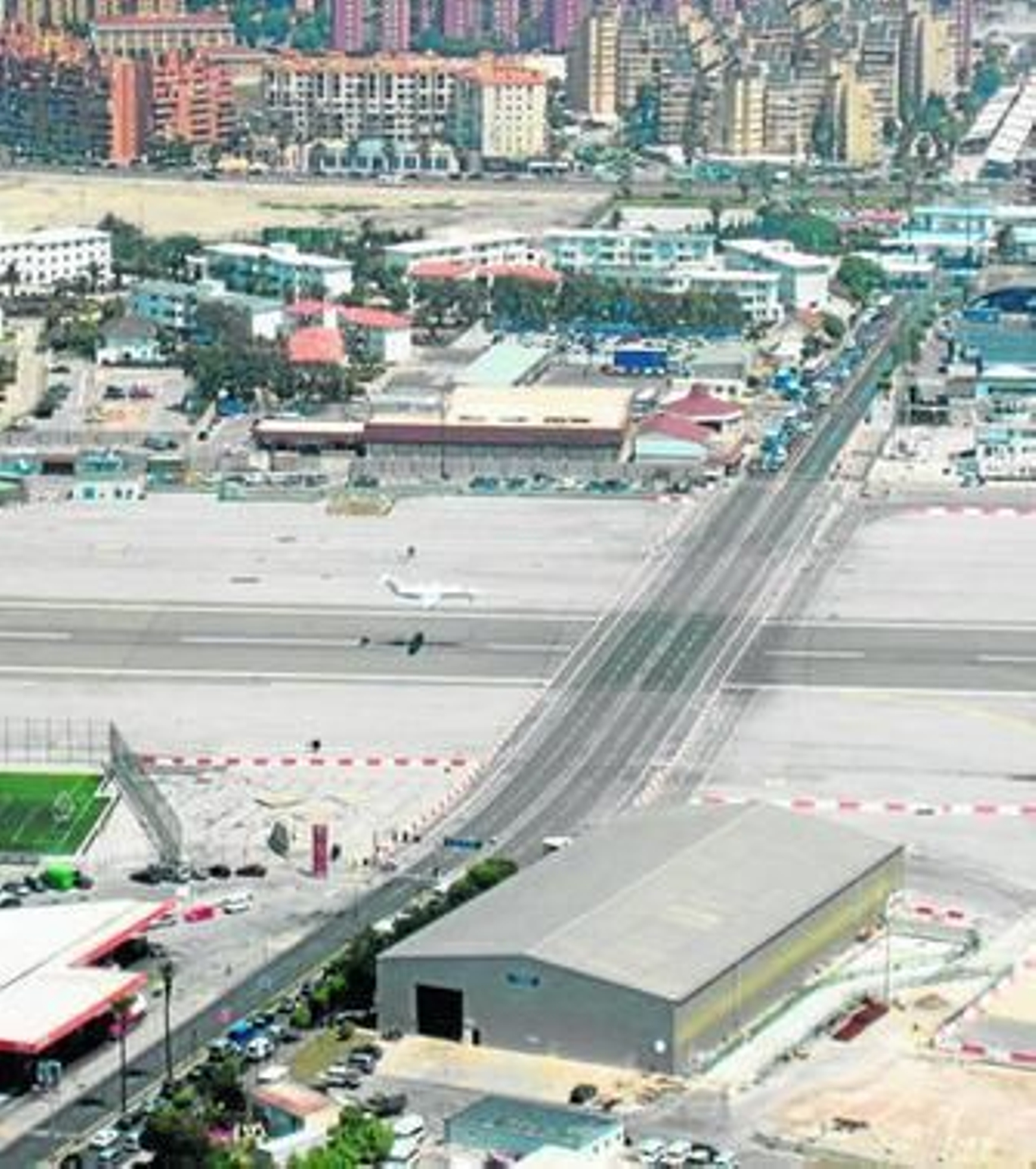 Una imagen de archivo del aeropuerto de Gibraltar.