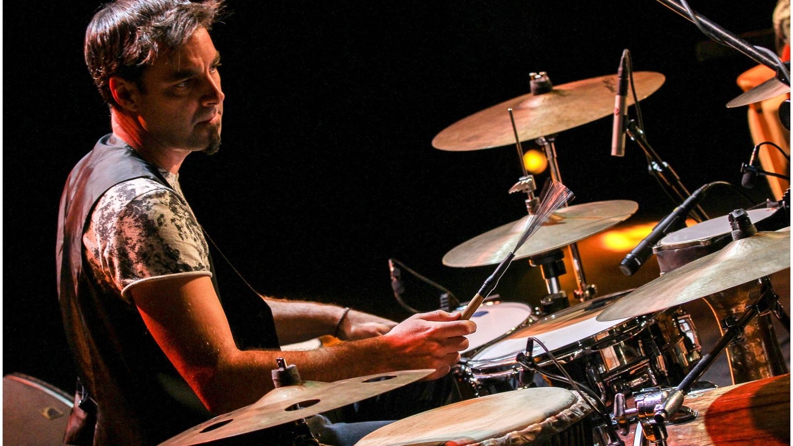 Javi Ruibal en concierto.