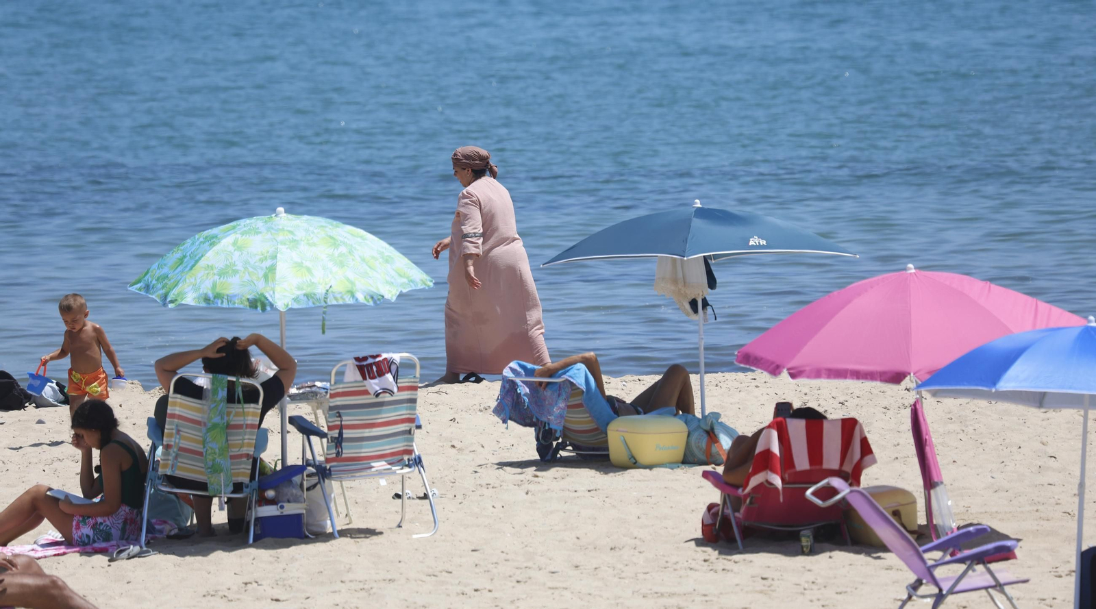 Fotos del sábado en la playa de Getares