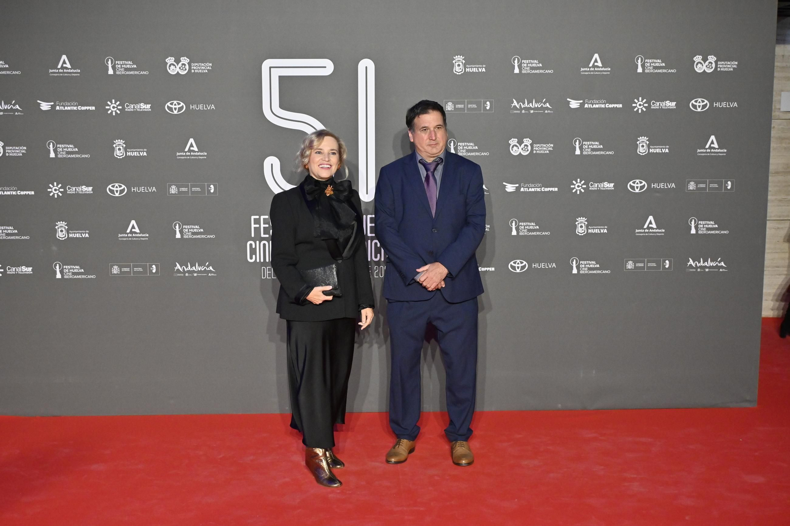 Imágenes del Photocall de la Gala de Clausura de la 51.ª edición del Festival de Huelva de Cine Iberoamericano