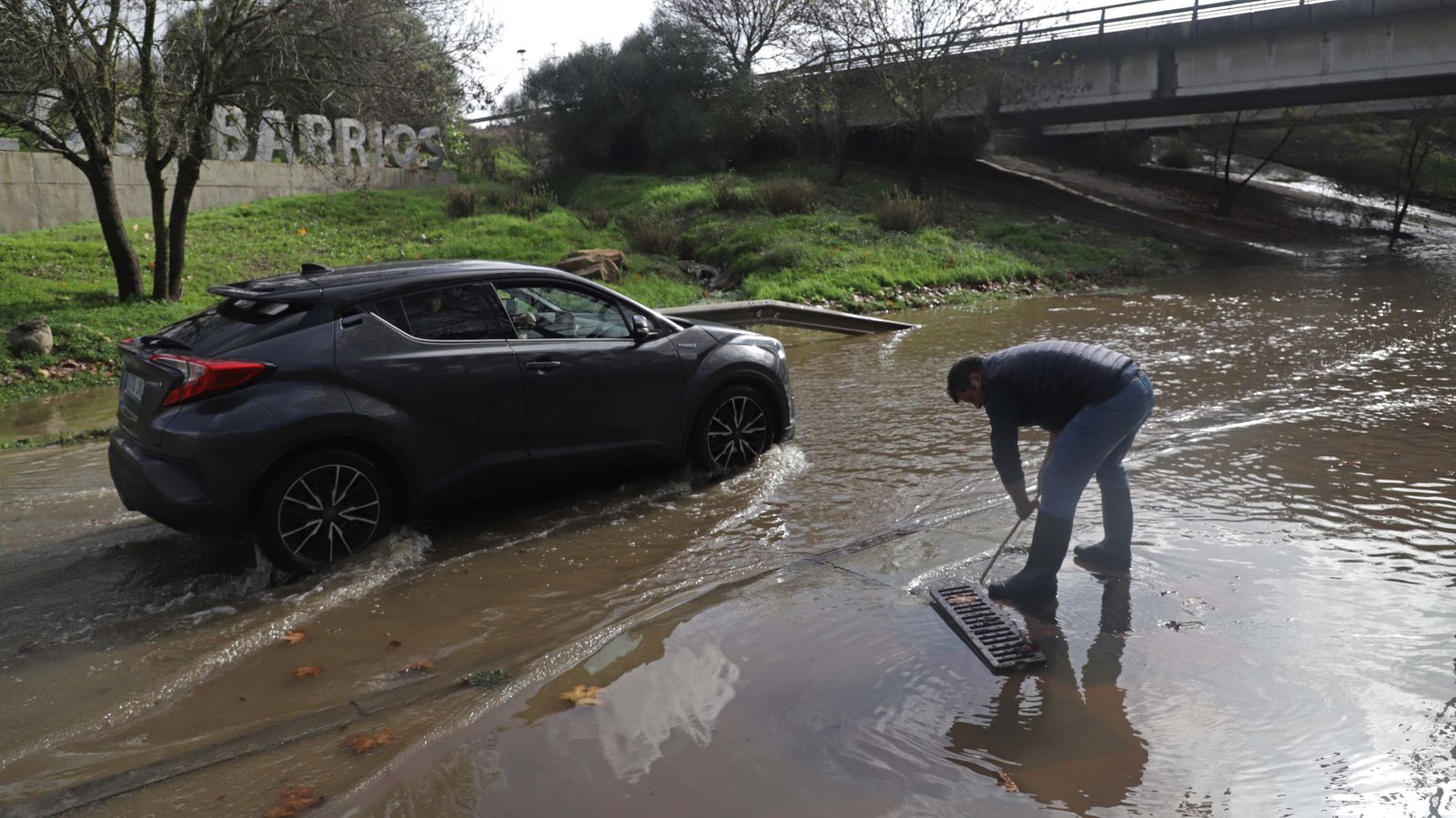 Fotos de los desperfectos provocados por la borrasca Efraín en el Campo de Gibraltar