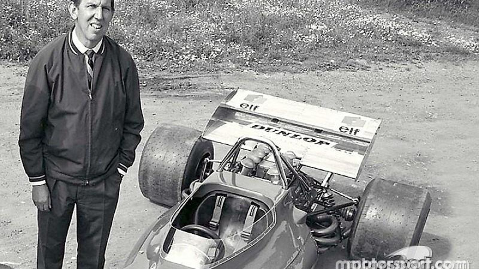 Ken Tyrrell, británico, fundador de escudería de Formula I.