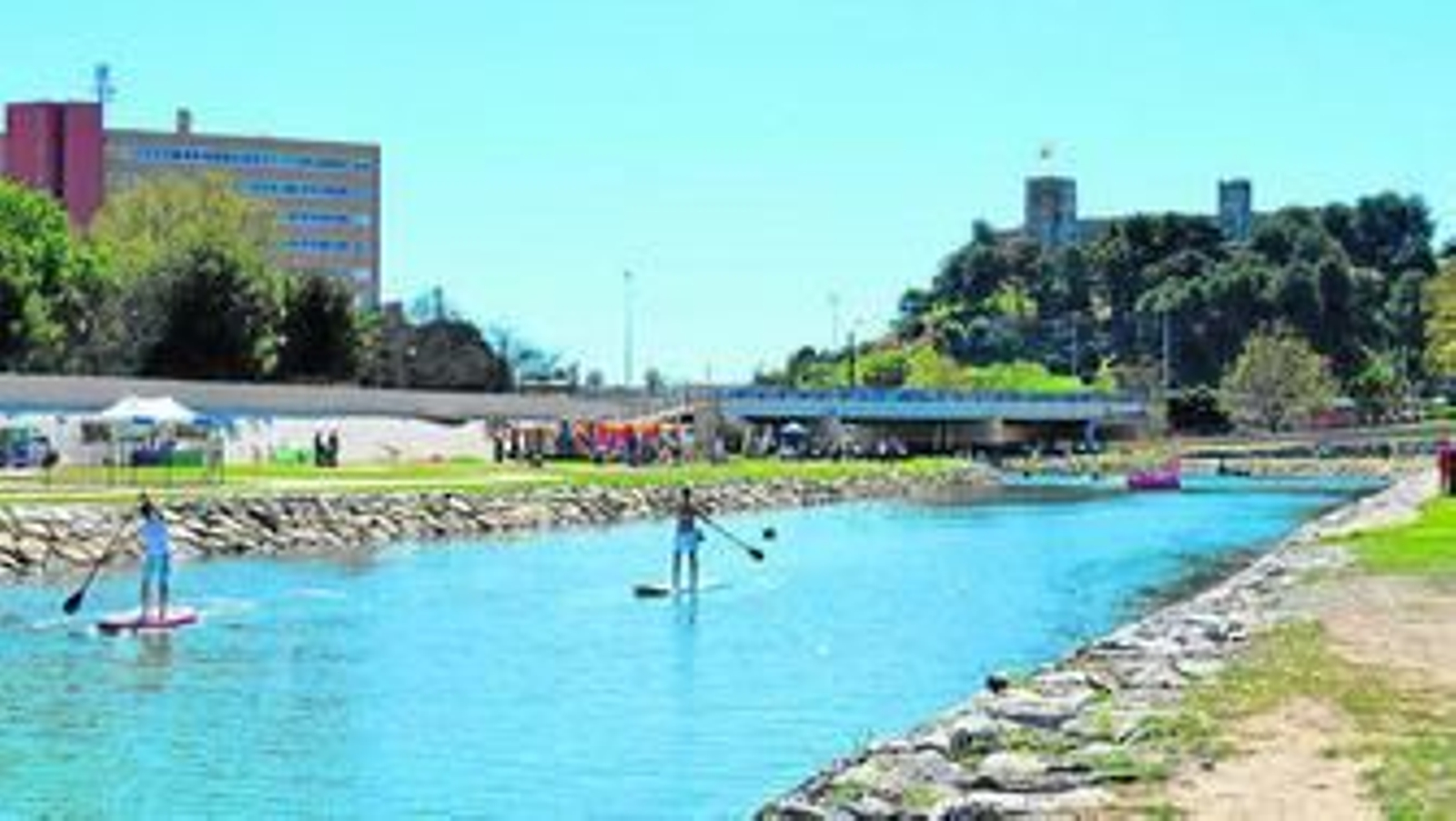 Imagen del parque fluvial.