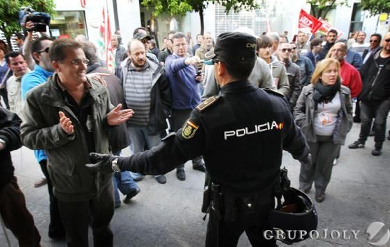 Las imágenes de la huelga general en Jerez. 

Foto: Pascual